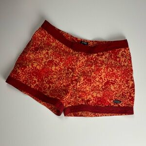 Vintage Floral Print Swim Shorts
